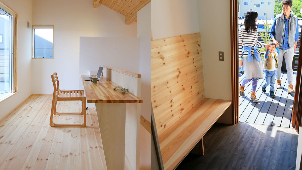 建築家による工夫されたデザインの住まい<volks-nR>